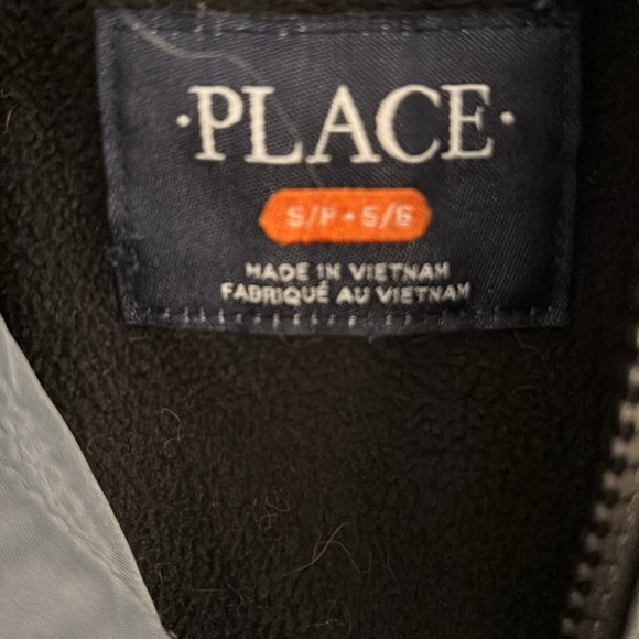 Boys fleece lined warm coat size 5/6 - Picture 2 of 3